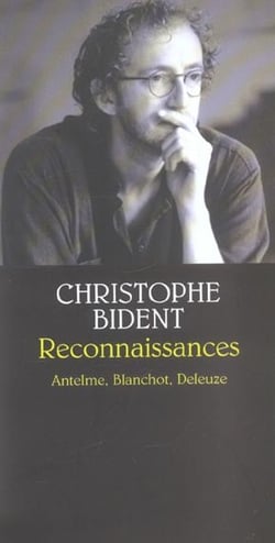 Reconnaissances : Anselme, Blanchot, Deleuze