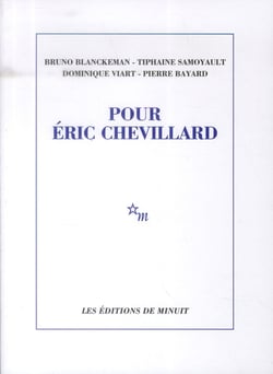 Pour Eric Chevillard