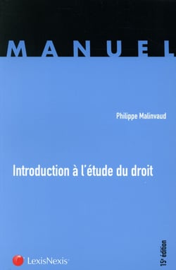 Introduction a l etude du droit