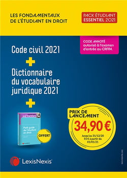 Code civil + dictionnaire du vocabulaire juridique (édition 2021)