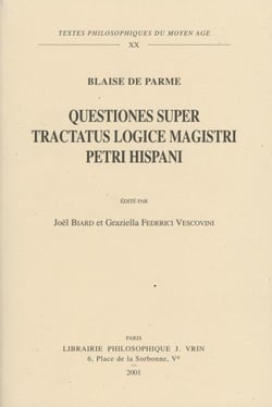 Questiones super tractatus logice magistri Petri Hispani