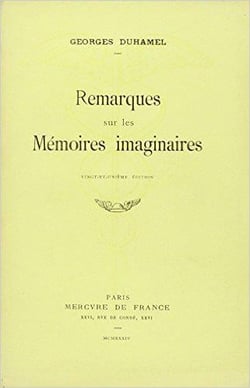 Remarques sur les memoires imaginaires