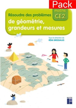 J'apprends les maths avec Picbille : cahier résoudre des problèmes de géométrie, grandeurs et mesures - CE2 - pack de 10