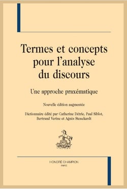 Termes et concepts pour l'analyse du discours - une approche praxématique