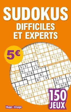 150 jeux sudokus difficiles et experts