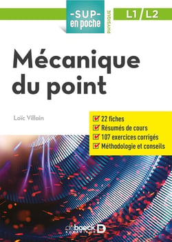 Sup en poche : physique - L1/L2 - mécanique du point