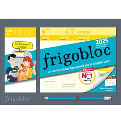 Frigobloc Hebdomadaire compact 2025-Calendrier d'organisation familiale/ sem
