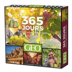 365 jours : Vins et vignobles du monde - Calendriers Geo