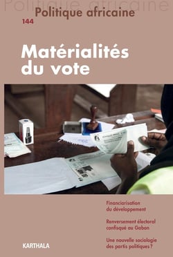 Revue politique africaine n.144 : matérialités du vote