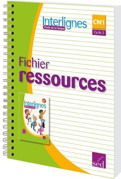 INTERLIGNES ETUDE E LA LANGUE - CM1 - Fichier ressources