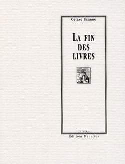 La fin des livres