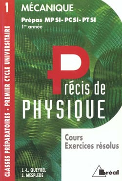 Precis t.1 - mecanique mpsi pcsi