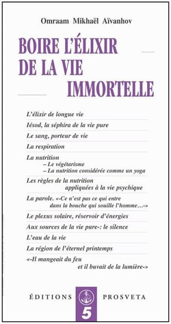 Boire l'élixir de la vie immortelle