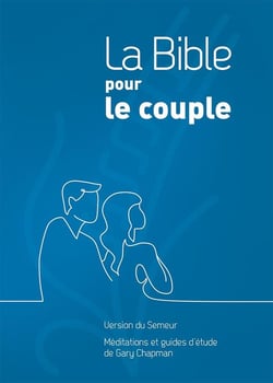 La Bible pour le couple - Rigide quadri bleu