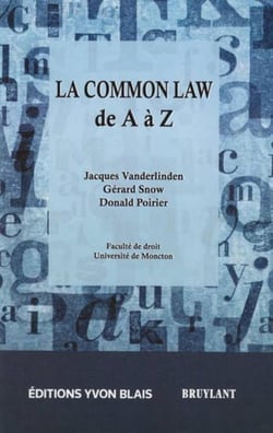 La common law de a a z