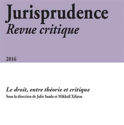 JURISPRUDENCE n.2016 : le droit, entre théorie et critique