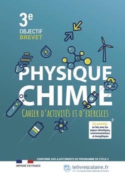 Physique-chimie - 3e - cahier d'activités et d'exercices (édition 2023)