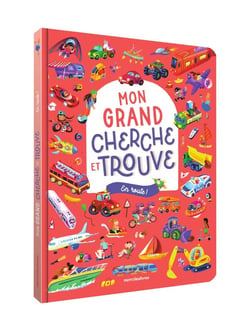 Mon grand cherche et trouve : En route ! : Un livre grand format avec plus de 350 éléments à retrouver !
