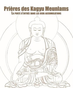 Prières des kagyu meunlams - la porte d'entrée dans les deux accumulations