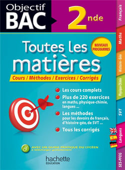 Objectif bac - toutes les matières - 2nde