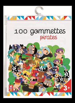 100 gommettes - pirates