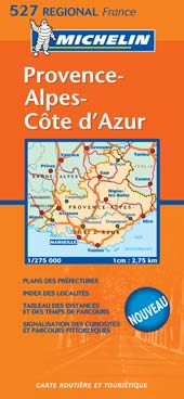 Carte routiere 527 provence alpes cote d'azur 2007