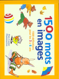 Mille cinq cents mots en images - illustrations, couleur