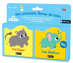 Mes premiers livres de bain : Petit hippo - Petit éléphant