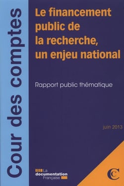 Le financement public de la recherche