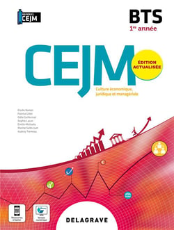 Culture économique, juridique et managériale, CEJM - BTS, 1re année - pochette élève