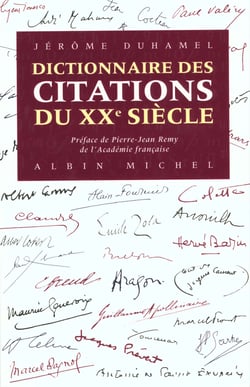 Dictionnaire des citations du xxe siecle