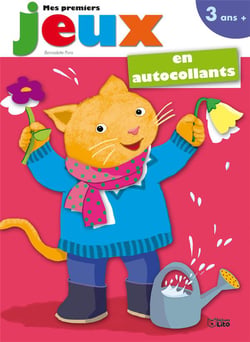 Mes premiers jeux en autocollants - chat
