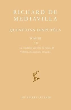 Questions disputées Tome 3 - questions 14-22