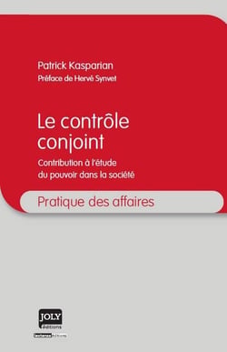 Le contrôle conjoint