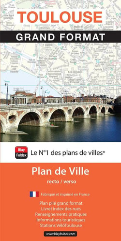 Toulouse : Grand format : Plan de ville (édition 2025)