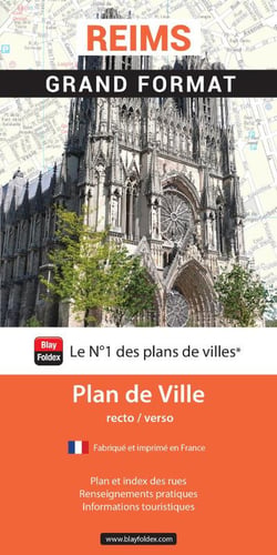 Reims : Grand format : Plan de ville (édition 2025)
