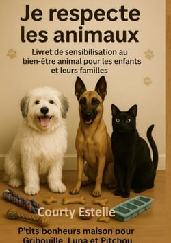 Je Respecte les Animaux : Livret de sensibilisation au bien-être Animal pour les enfants et leurs familles