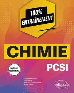 Chimie - PCSI nouveaux programmes