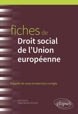 Fiches de droit de l'Union européenne : A jour au 1er mai 2024
