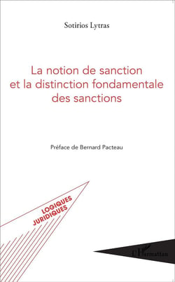 Notion de sanction et la distinction fondamentale des sanctions