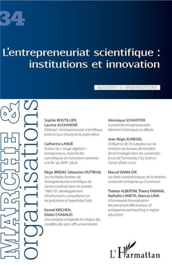 Revue Marché et organisations n.34 : l'entrepreneuriat scientifique : institutions et innovation