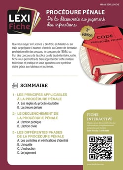 Procédure pénale : de la découverte au jugement des infractions (3e édition)