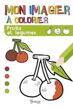 FRUITS ET LEGUMES MON IMAGIER A COLORIER