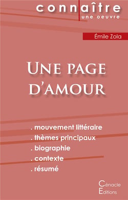 Une page d'amour, d'Emile Zola