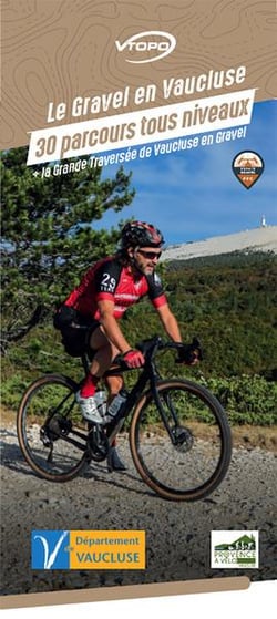 Le gravel en vaucluse 30 parcours tous niveaux