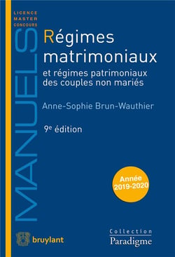 REGIMES MATRIMONIAUX ET PATRIMONIAUX DES COUPLES NON MARIES