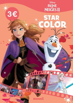 Disney la reine des neiges 2 - star color (anna et olaf)