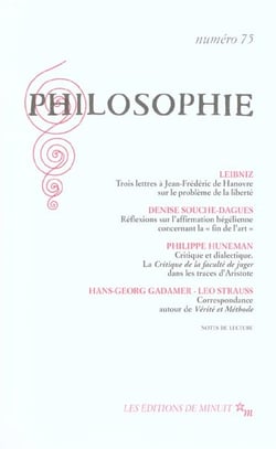 Revue Philosophie n.75