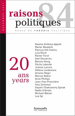 Revue raisons politiques n.84