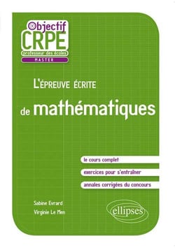 L'Épreuve écrite de mathématiques